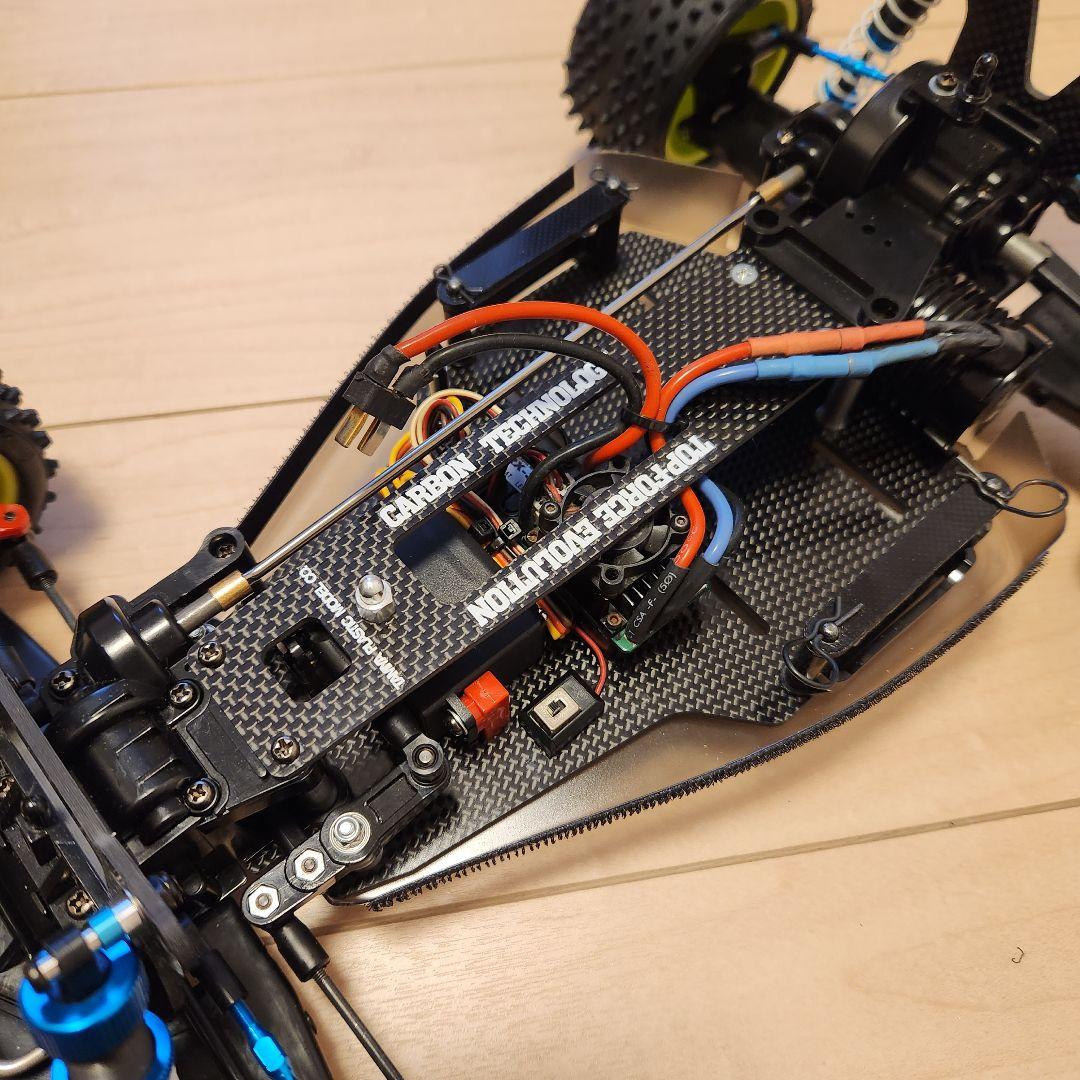 【美品】タミヤ トップフォース メカ＆OPパーツ多数付 EVO仕様 プロポセット