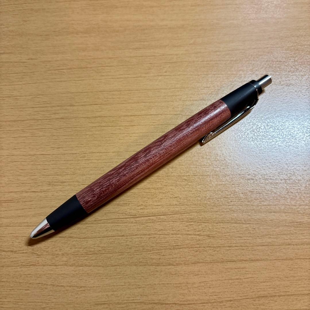 野原工芸 パープルハート シルバー金具 新型シャープペンシル 固定式口金