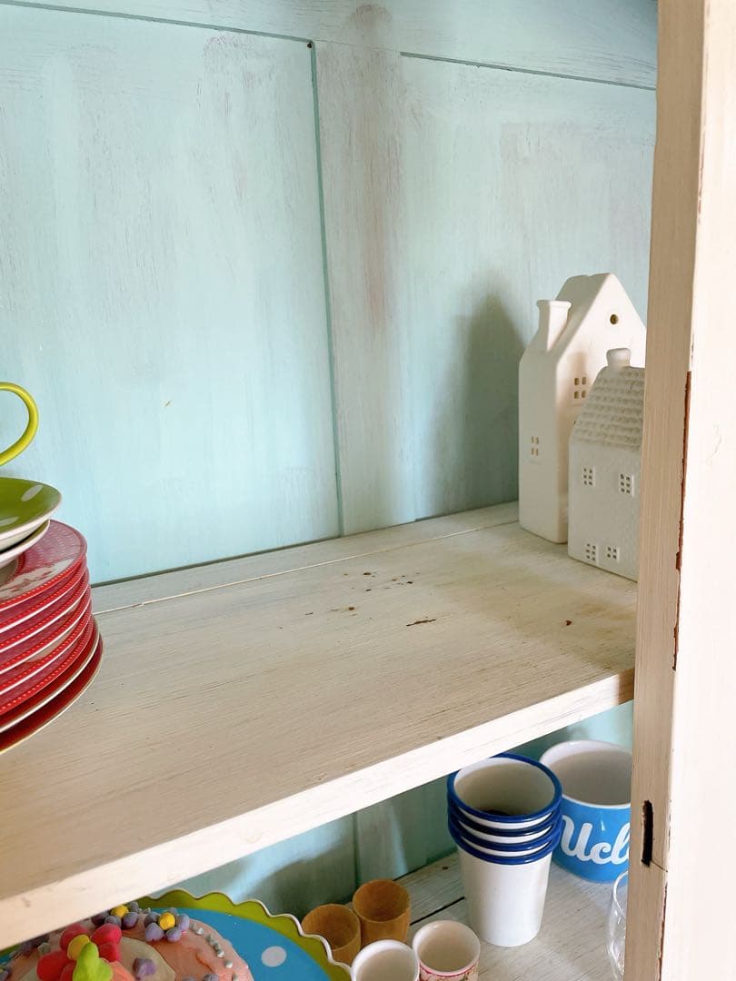 フランス アンティーク キッチンキャビネット カップボード 食器棚 ブロカント