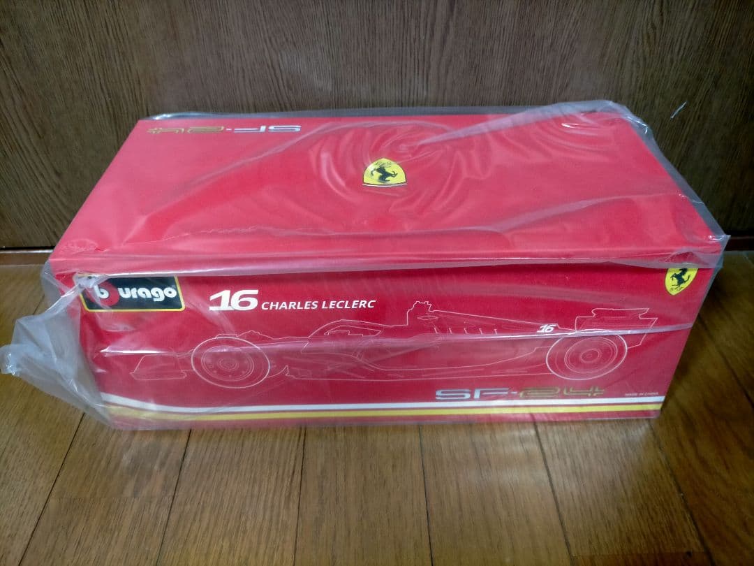 ブラーゴ 1/18 フェラーリ F1 SF-24 ルクレール 2024 ケース付