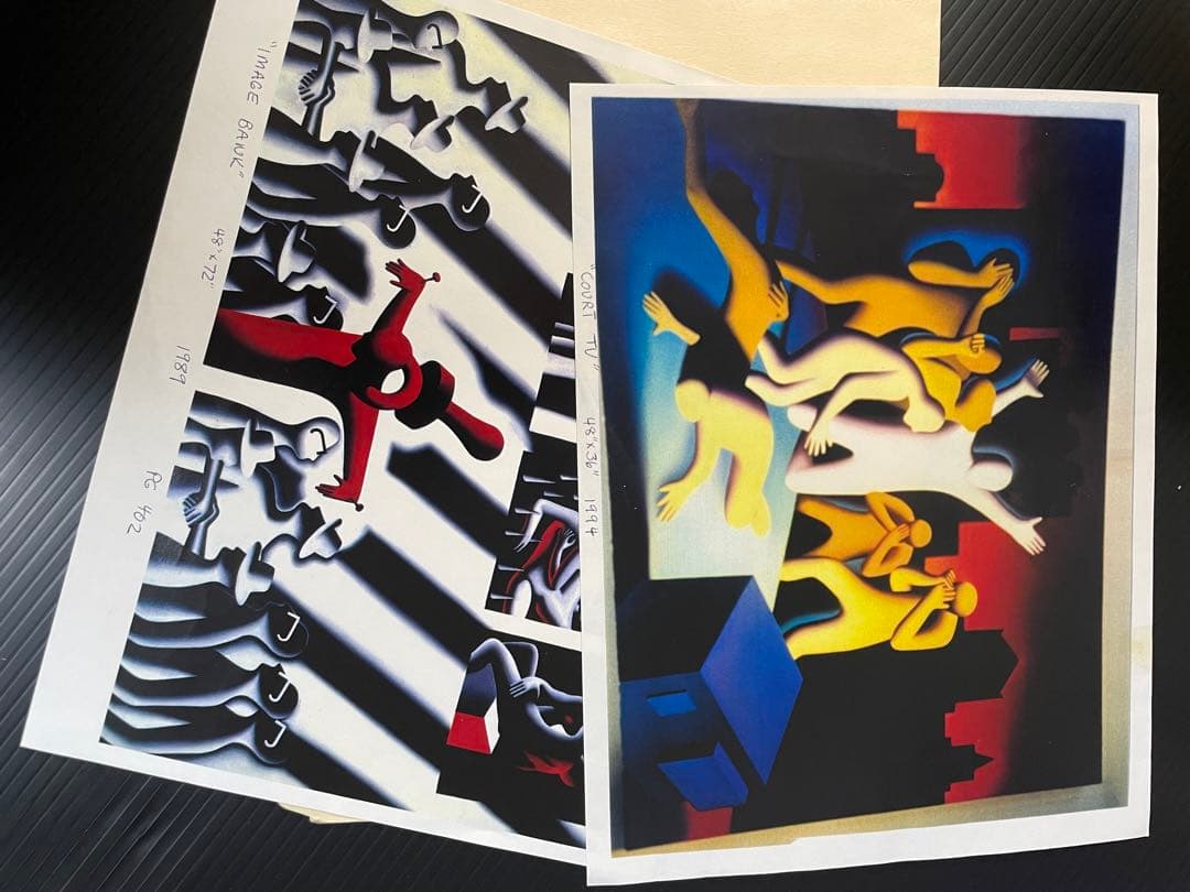 超激レア　一点物1994年作　マークコスタビ　平和の配当 真作一点物