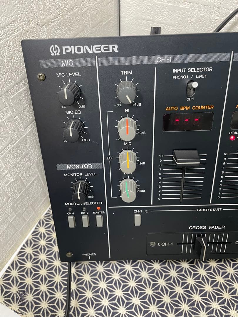 pioneer dj パイオニア　DJM-300 ブラック　フェーダーメンテナン