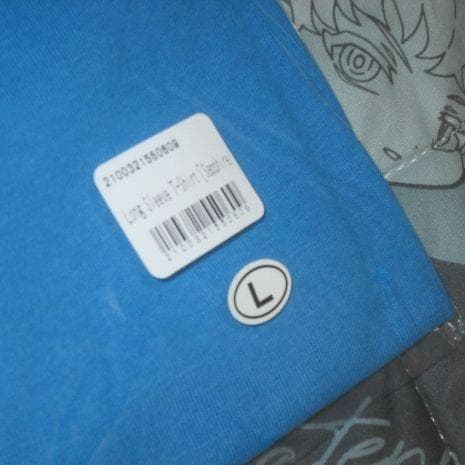 life hack ロンT L ブルー 長袖 Tシャツ Vaundy