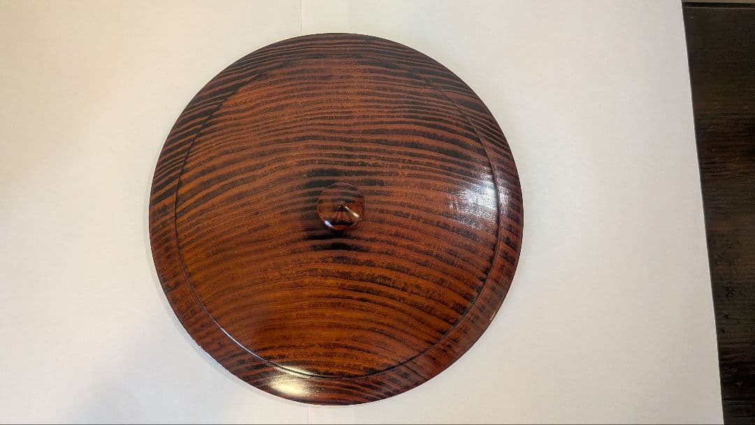 『三浦松香』鮟鱇水指　茶道具木製　岩国市　日本工芸会正会員　くりぬき