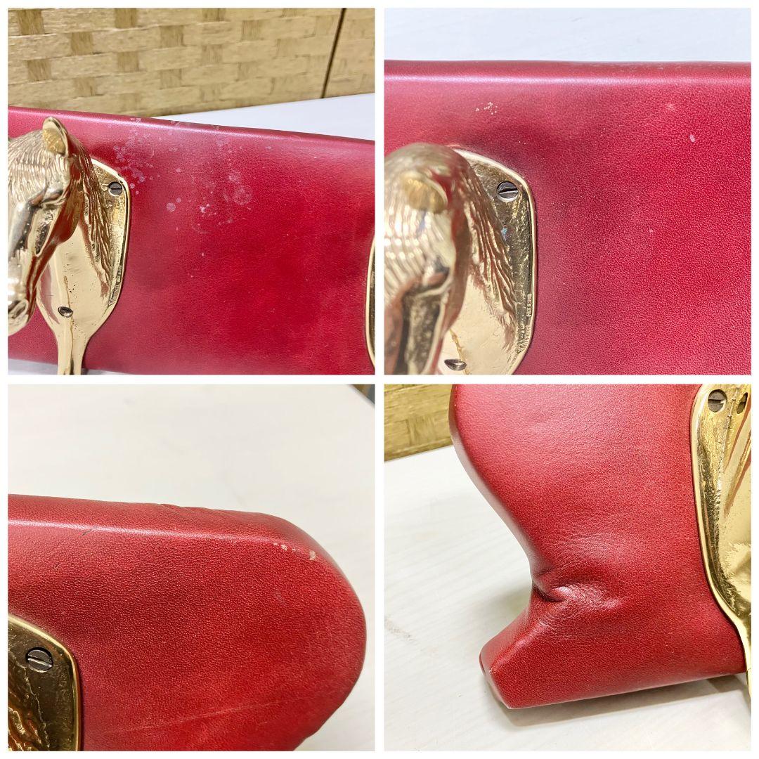 現状品 希少 バロッサバレンティ 壁掛けフック 馬 真鍮 3連フック