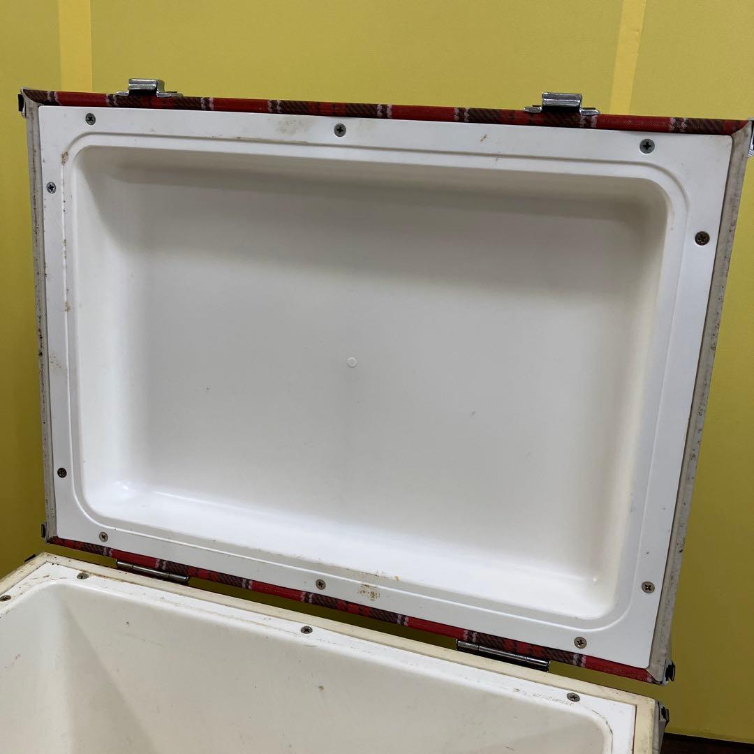 A-3 希少 昭和レトロ タイガー ドライブクーラー チェック柄 ボックス