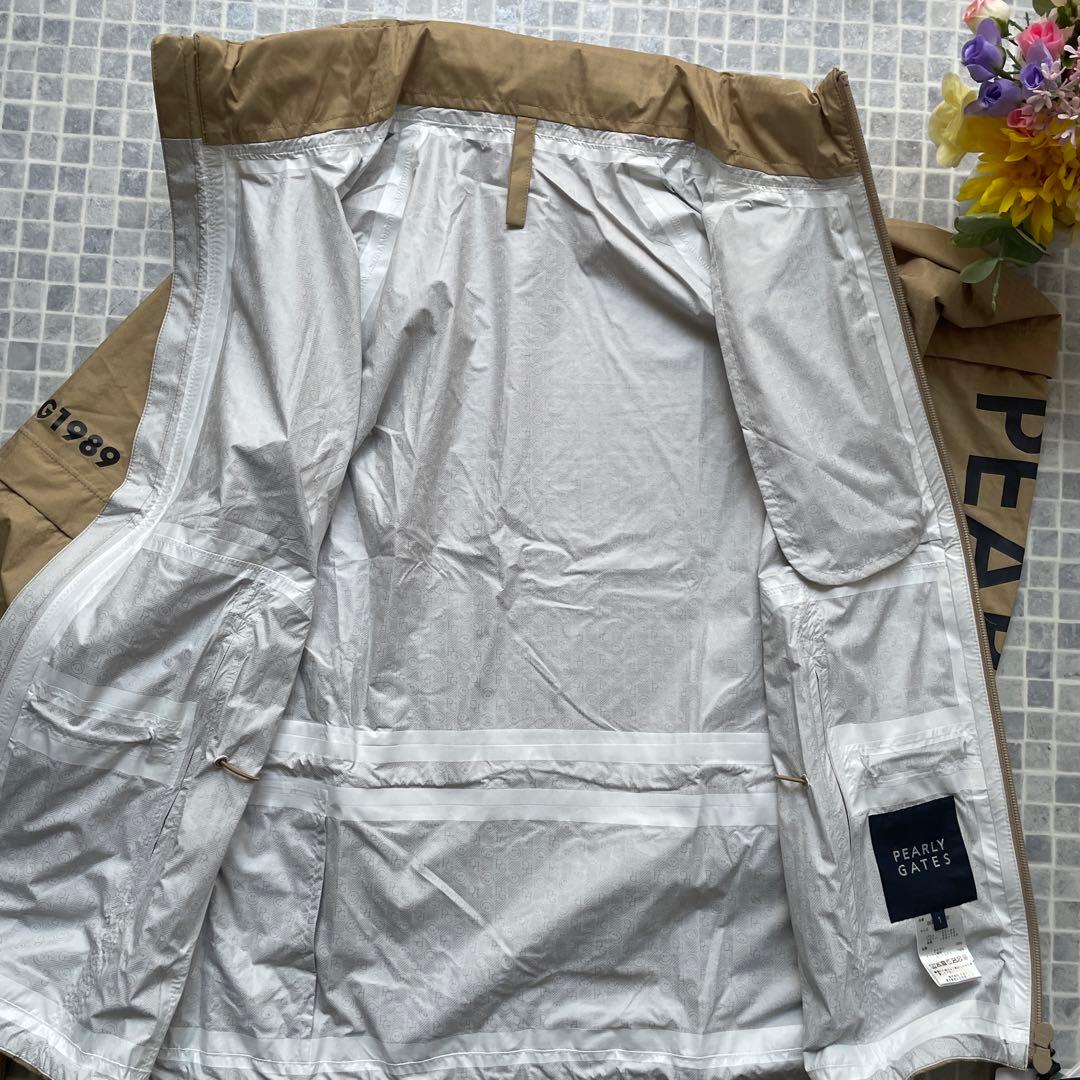 【ゆか様】PEARLY GATES パーリーゲイツレインウエアブルゾンベージュ1