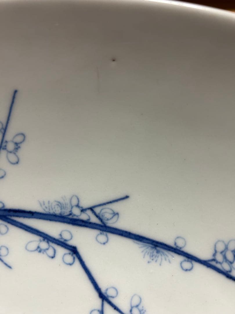 【内容必読】江戸後期　鍋島　大皿　梅紋