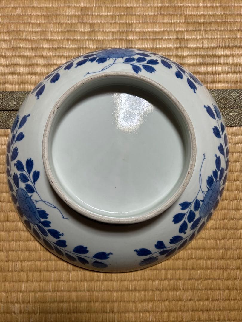 【内容必読】江戸後期　鍋島　大皿　梅紋