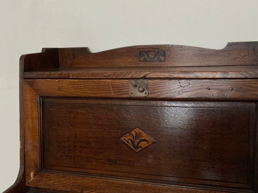 ライティングビューロー　収納　文机　アンティーク家具　ヴィンテージ　古道具