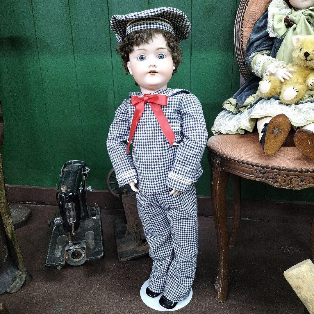 ビスクドール　珍しい男の子　第一次世界大戦モデル　G.M. Bergman