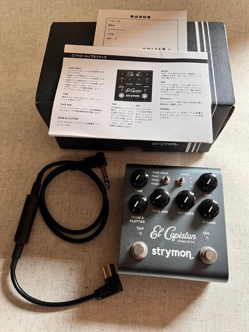 Strymon El Capistan V2 おまけつき