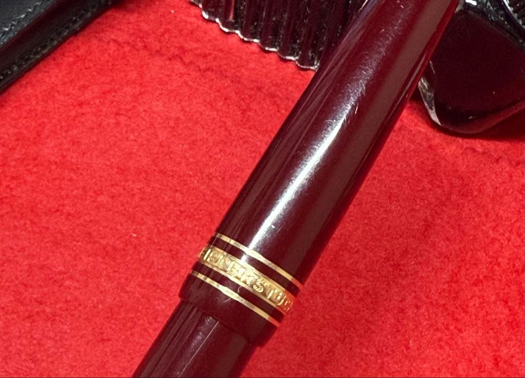 【超希少⭐︎廃番につき激レア品】ボルドーモンブラン万年筆14K中白