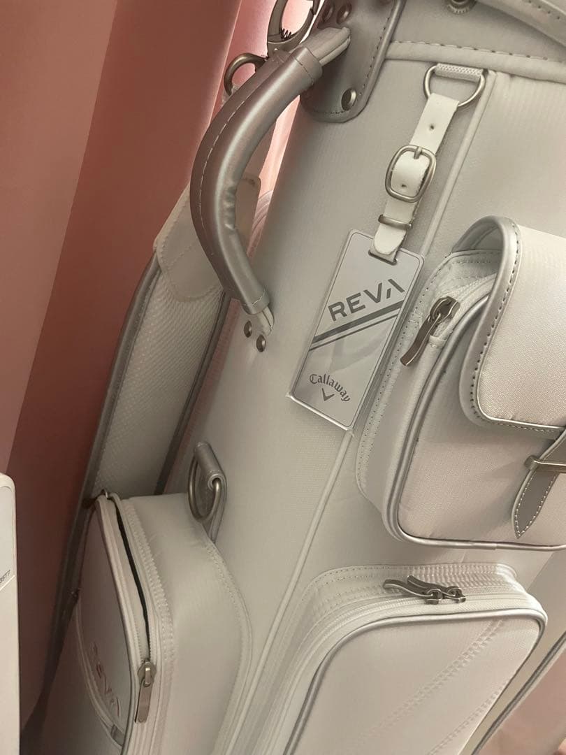キャロウェイ　ホワイト ゴルフキャディバッグ