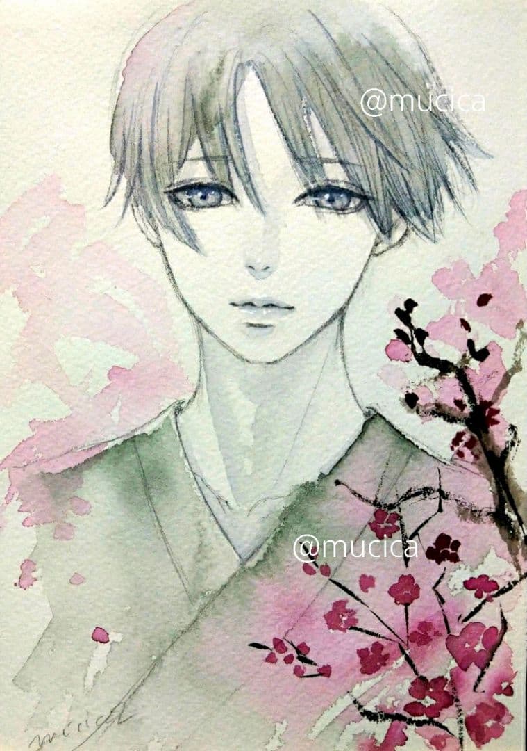 ポストカード　手描きイラスト　オリジナル