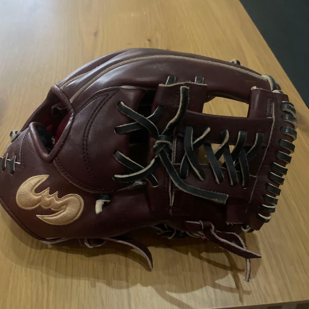 ダークレッド レザー 硬式グローブ