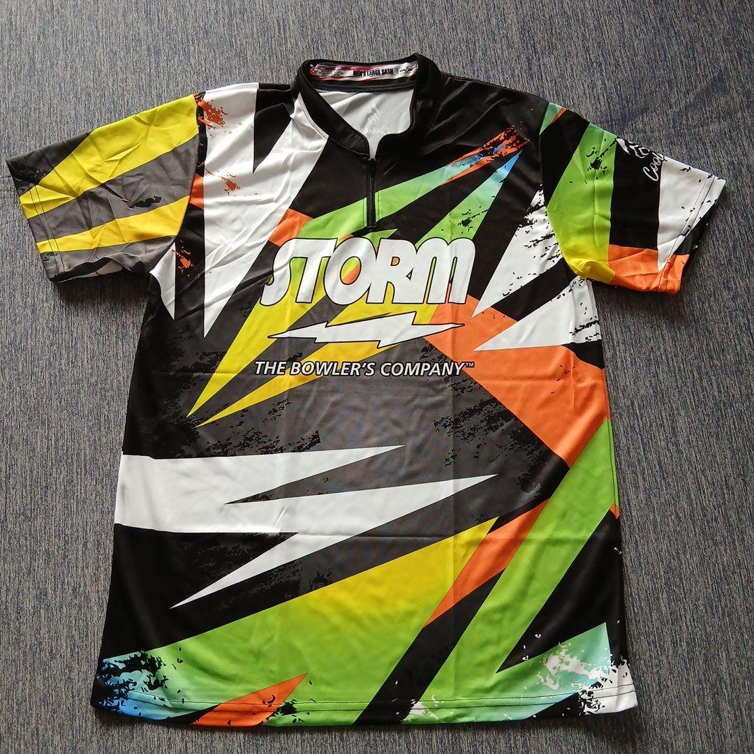 ✨新品✨ボウリングウェア　日本サイズXL　STORMグリーン　大きめ