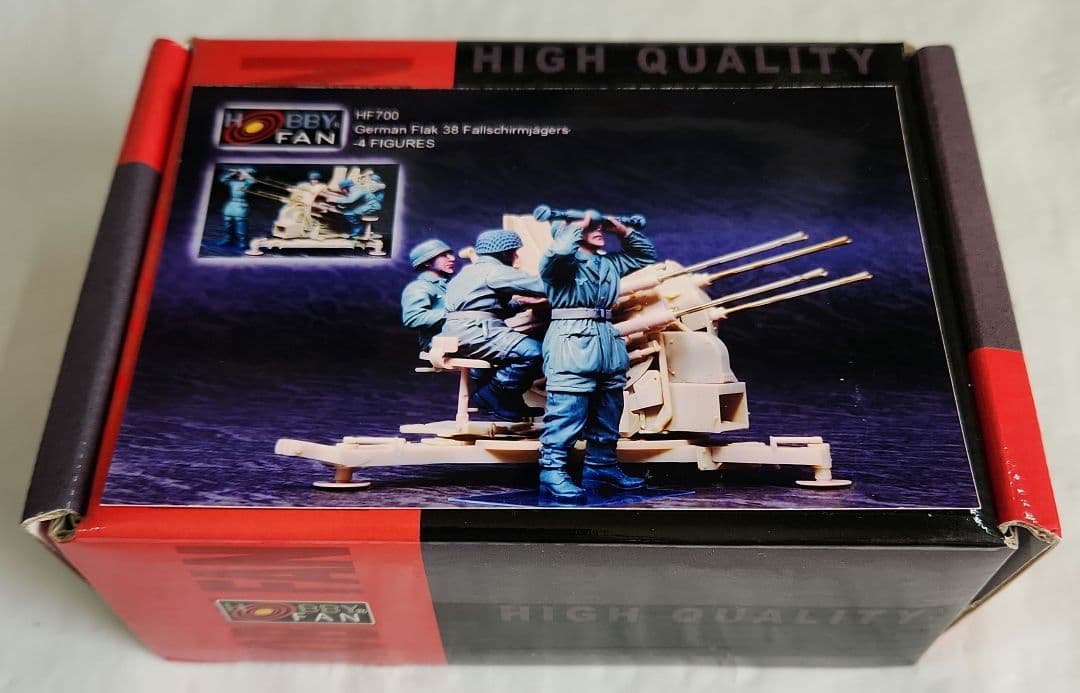1/35 AFVクラブ「ドイツ2cm4連装 Flak38対空砲+レジン製クルー」