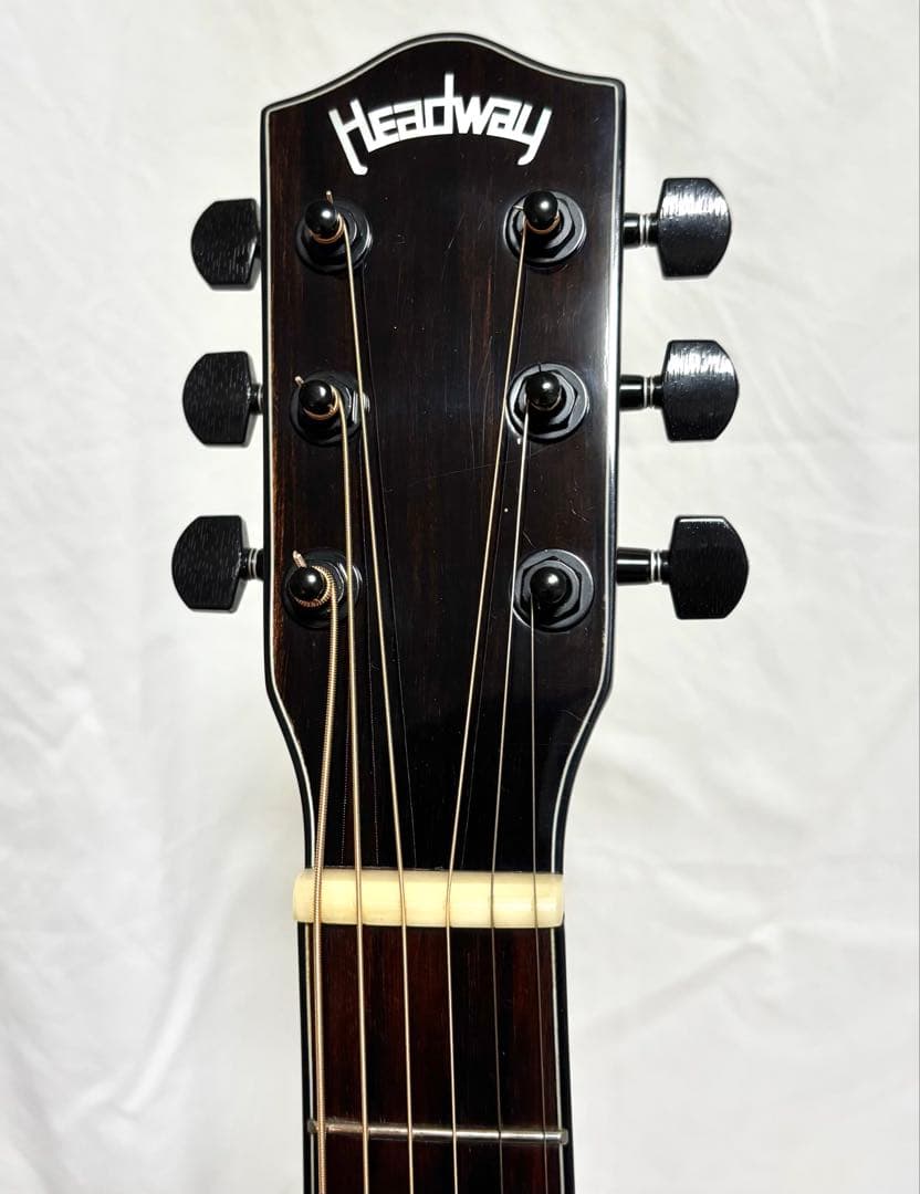 【新品弦張替済】HEADWAY アコースティックギター HC-630 TRV