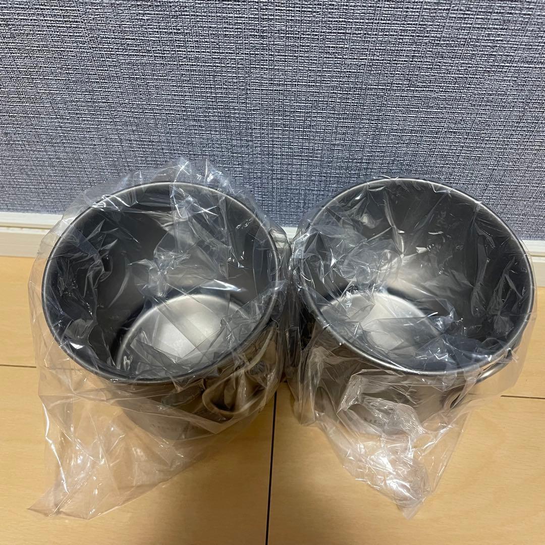 新品未使用 ２個セット スノーピーク チタン シングル マグ 600 