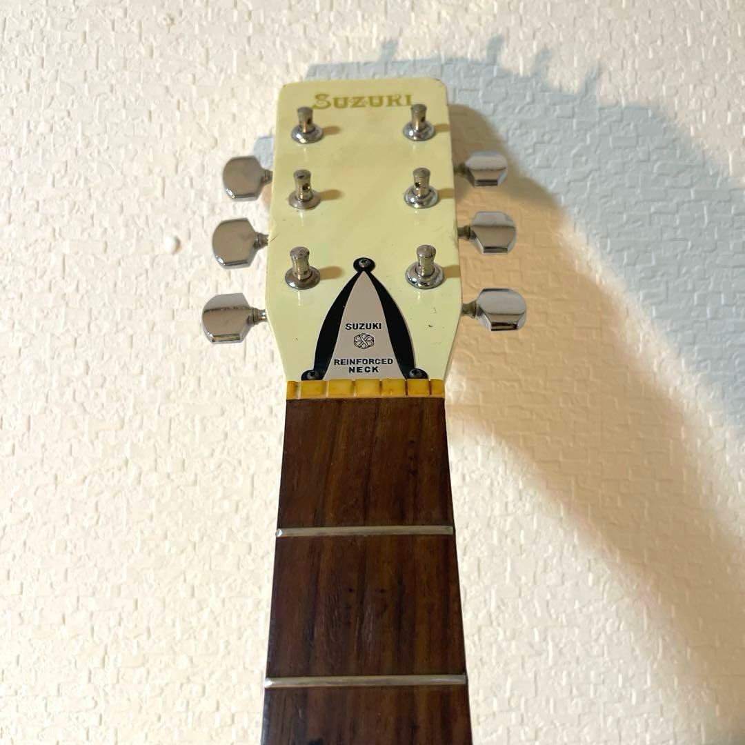 【商品】ヴィンテージ鈴木バイオリン ギター F-150W ホワイト　希少カラー