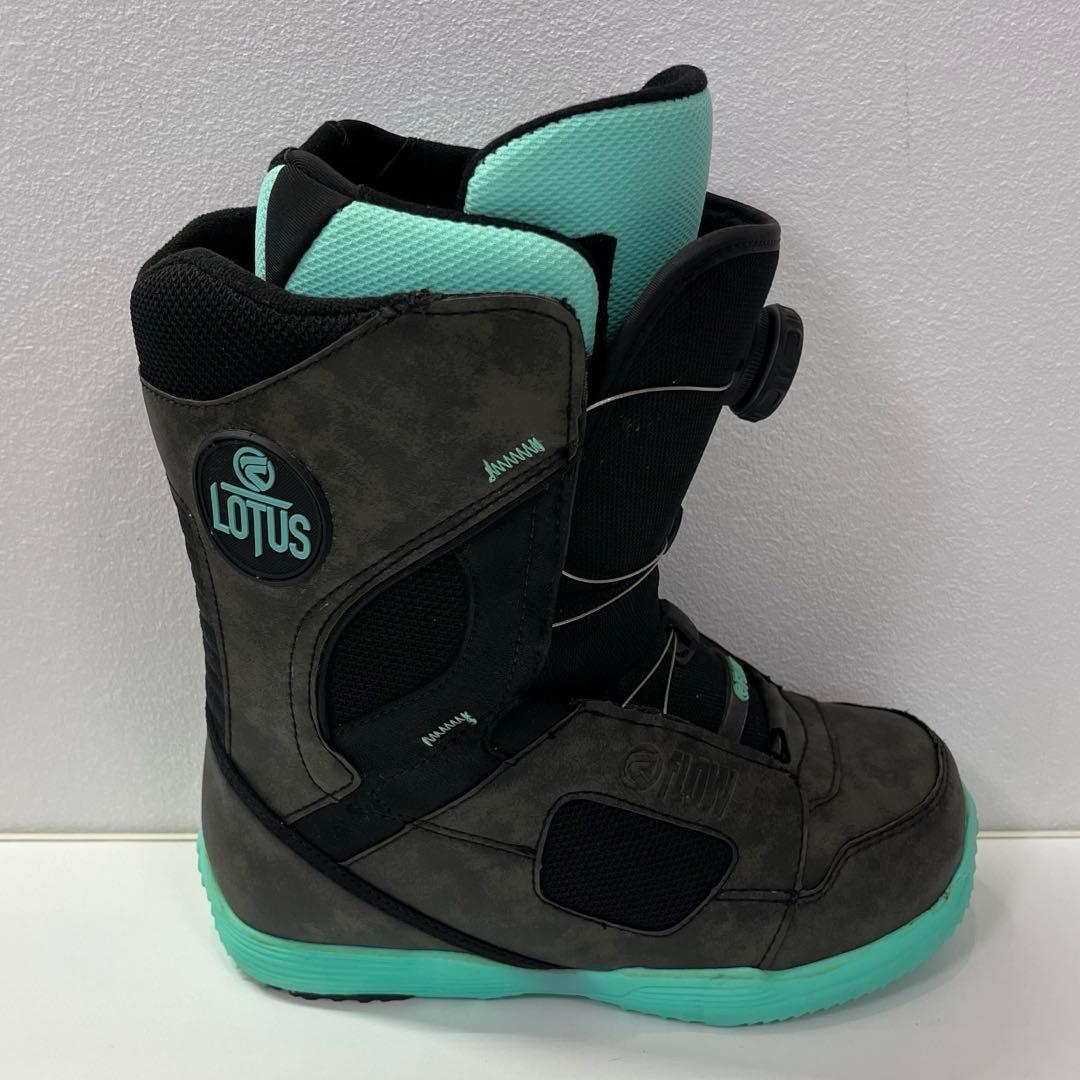 【美品】FLOW スノーボードブーツ レディース23.0cm ボア