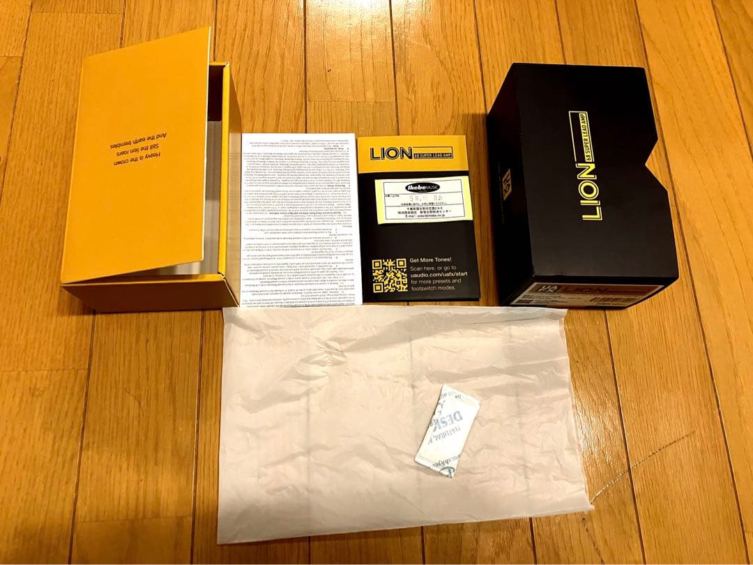 ギター UNIVERSAL AUDIO UAFX LION