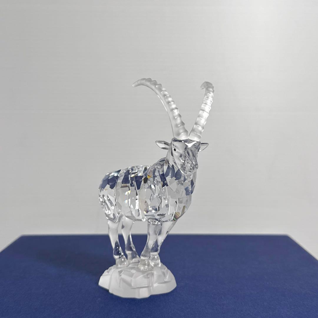 廃盤品！スワロフスキー フィギュリン 山やぎ ヤギ 動物 置物