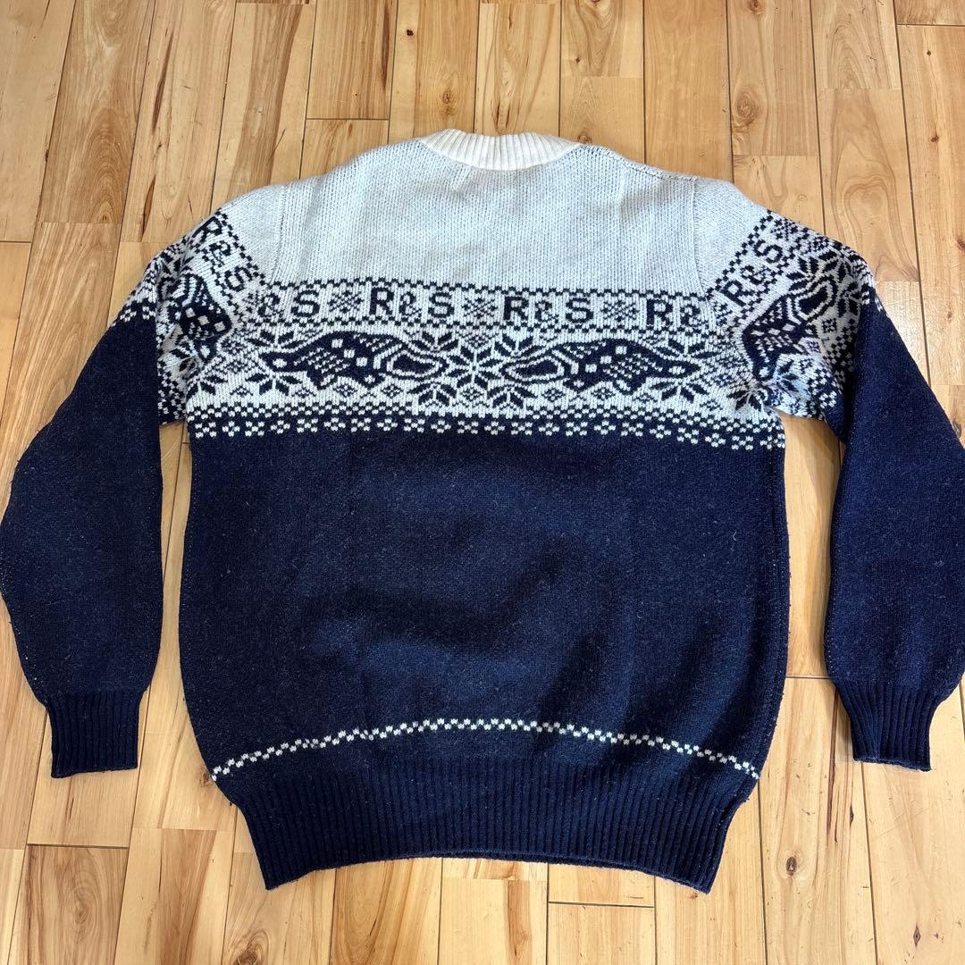 美品　rough＆swellノルディック柄セーター Lサイズ