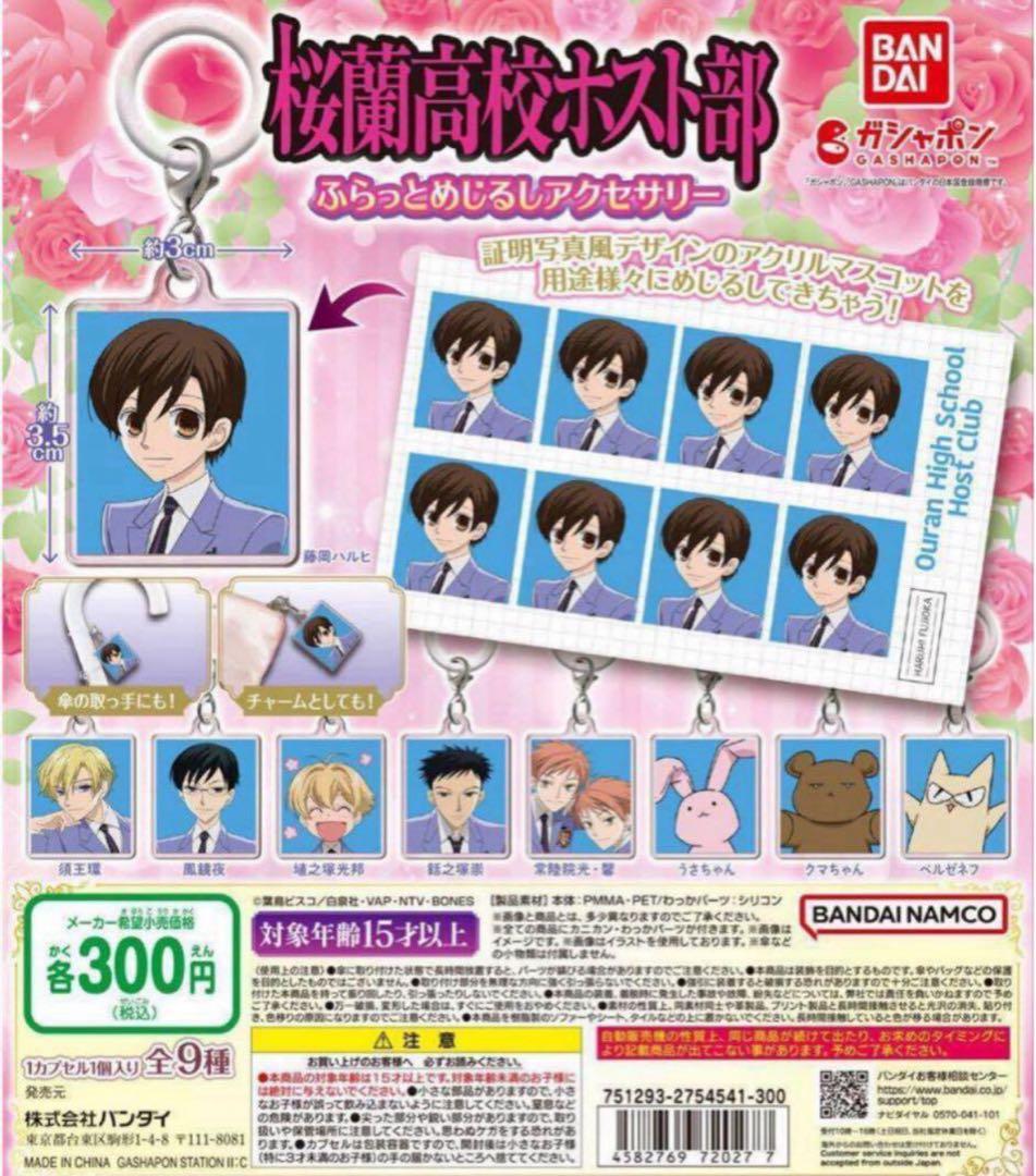 桜蘭高校ホスト部 ふらっとめじるしアクセサリー 8点