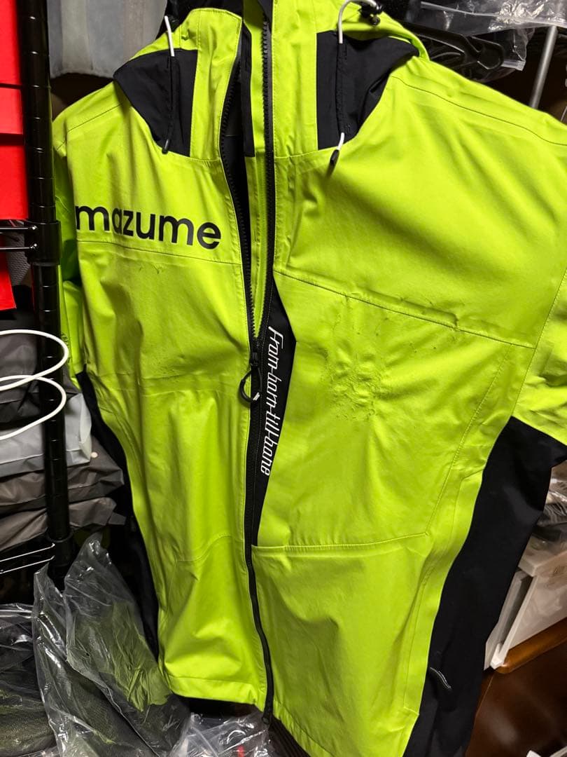 マズメ　レインウェア　レインジャケット　美品