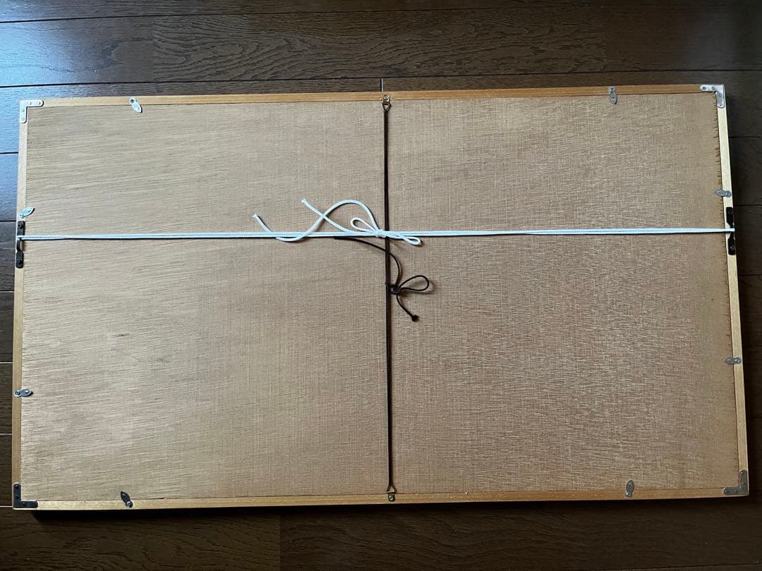 ★未使用★ゴッホ　「荒れ模様の空の麦畑」　額装　印刷物　2