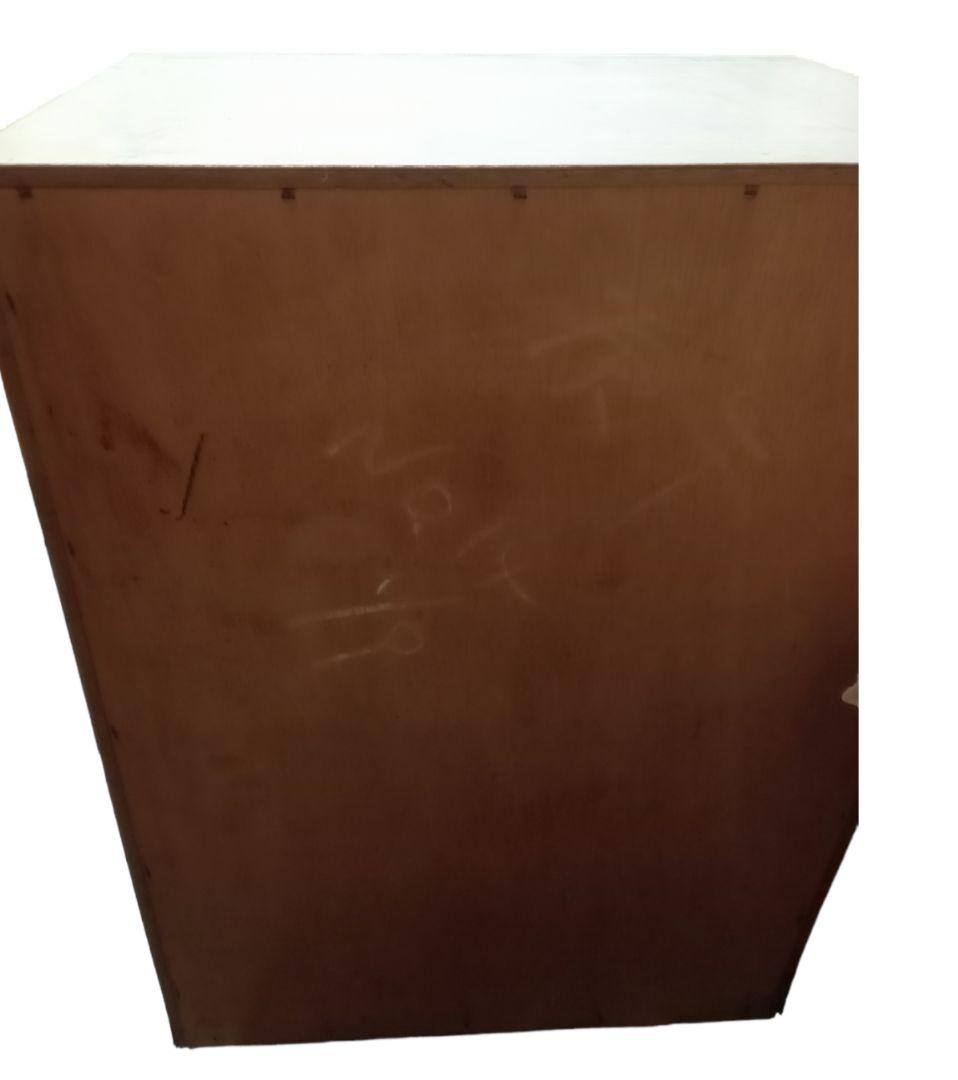 昭和レトロ　レトロ　チェスト　引出し　タンス　花柄　オレンジ