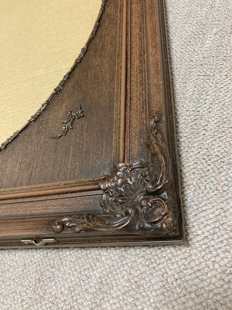 丸枠 全紙 額縁 アンティーク 高級輸入額縁