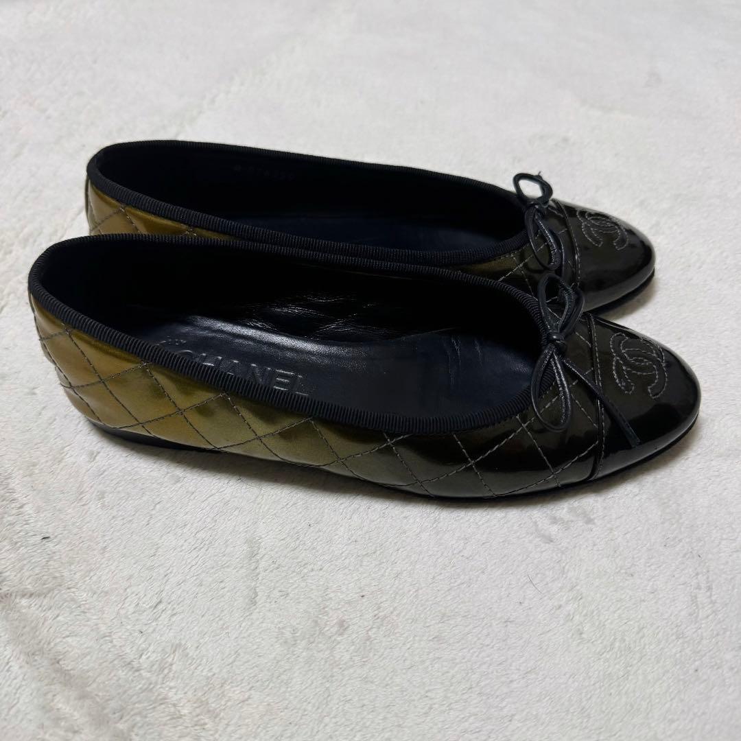 限定カラー　CHANEL シャネル　キルティング　バレエ　グラデーション　黒