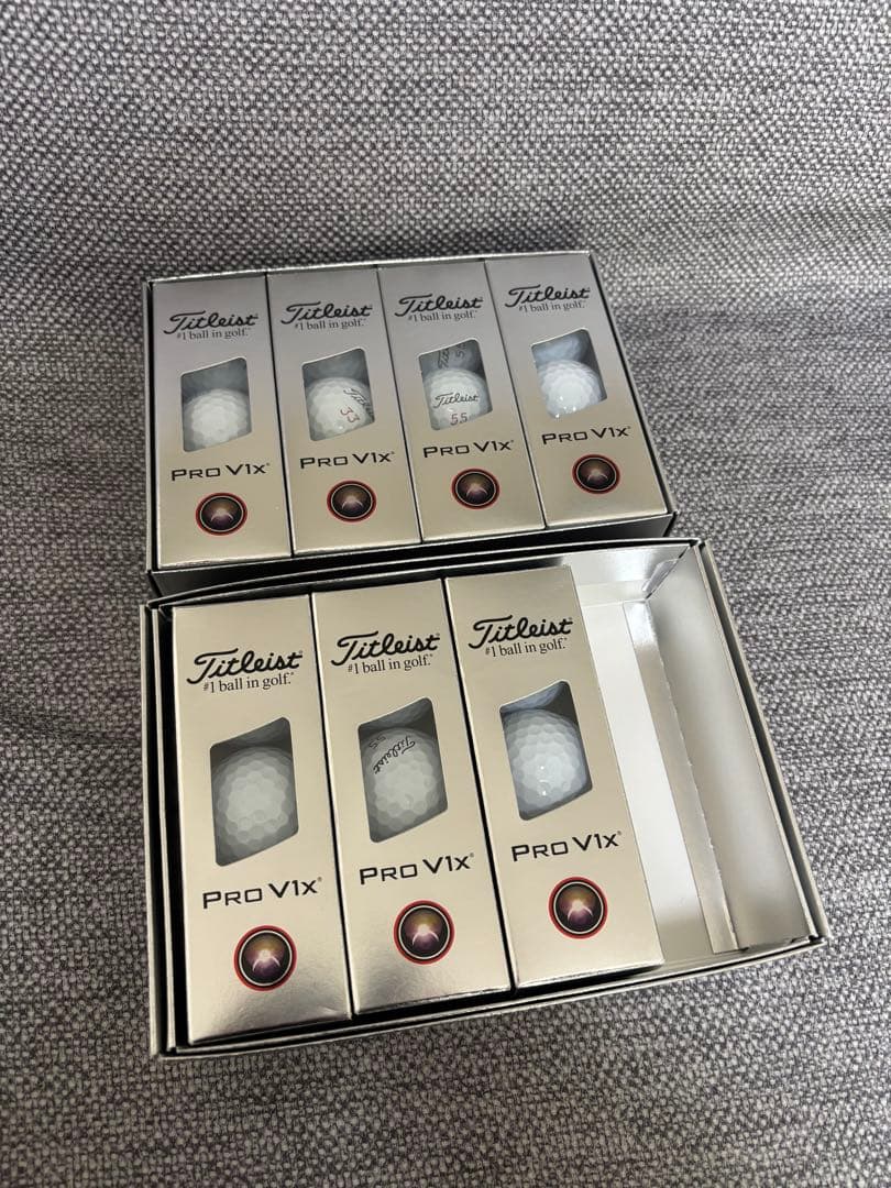 Titleist Pro V1x 2025年モデル 1ダース+3スリーブ