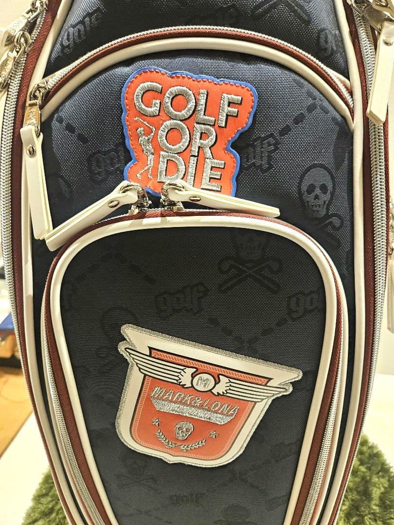 MARK&LONA パッチワークキャディバッグ