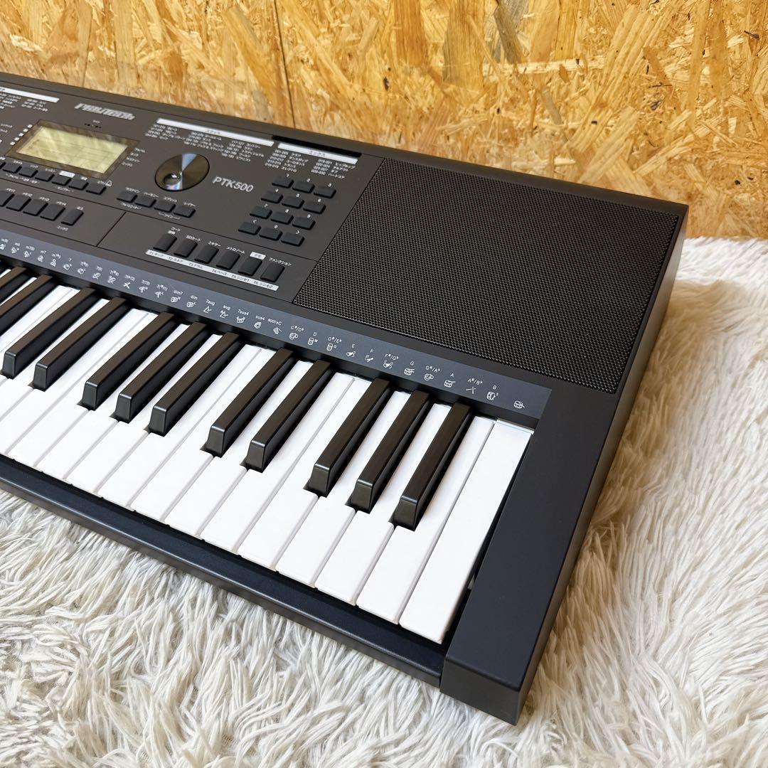 PLAYTECH ポータブルキーボード PTK500 スタンド+ペダルセット
