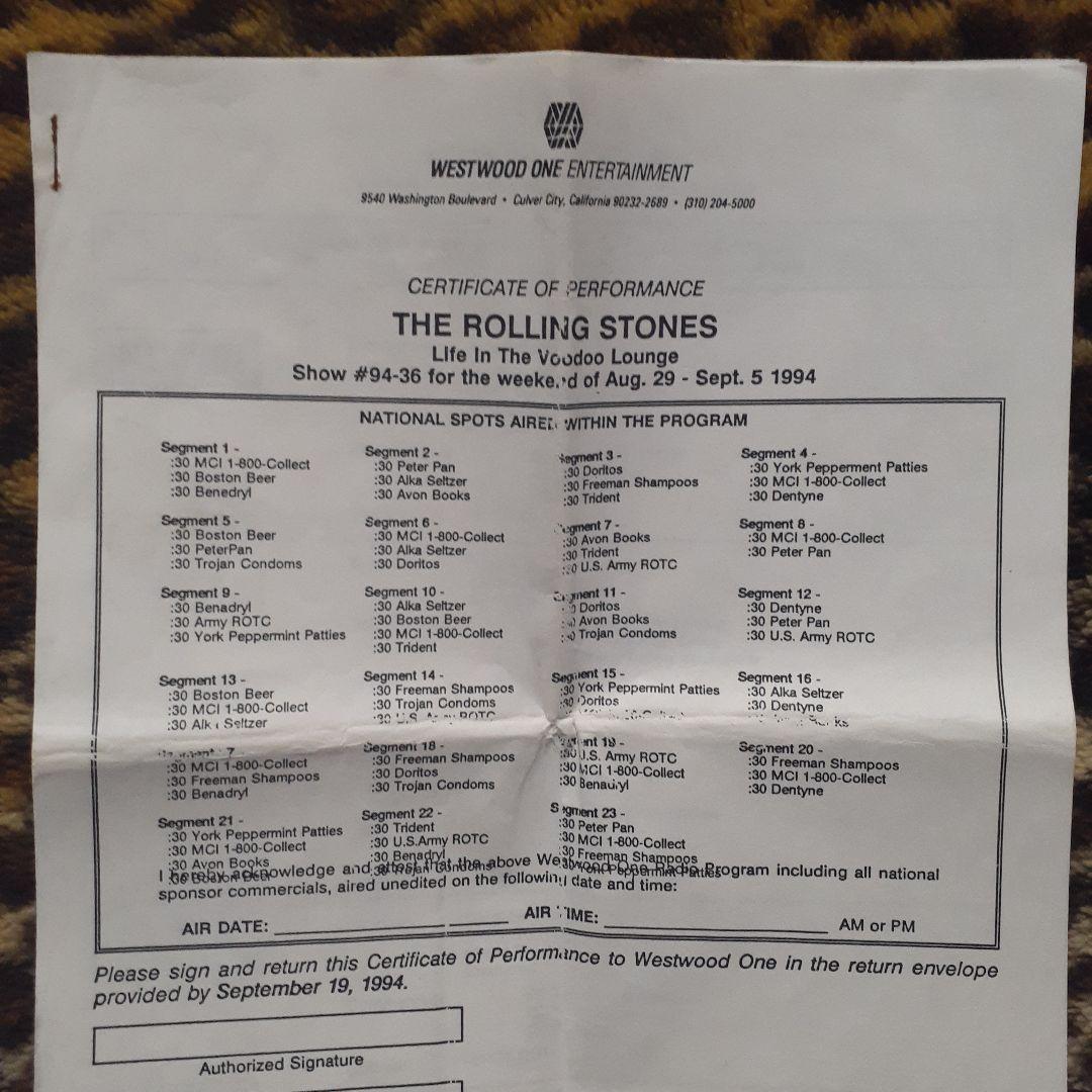 洋楽 THE ROLLING STONES Life In The Voodoo...