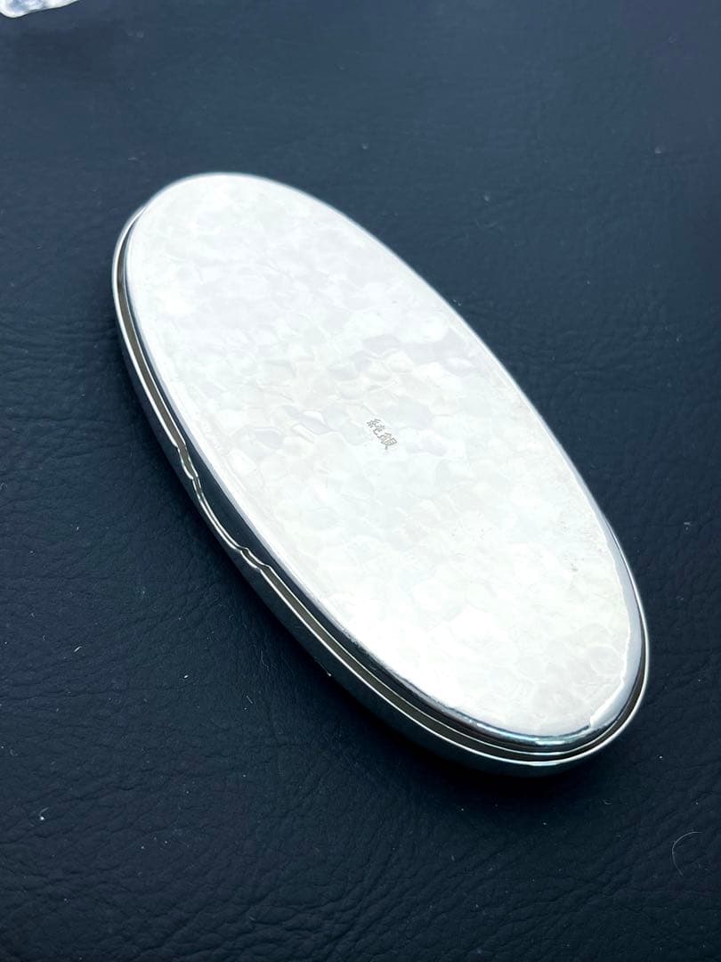 純銀　美品　小物入れ　ヴィンテージ 槌目