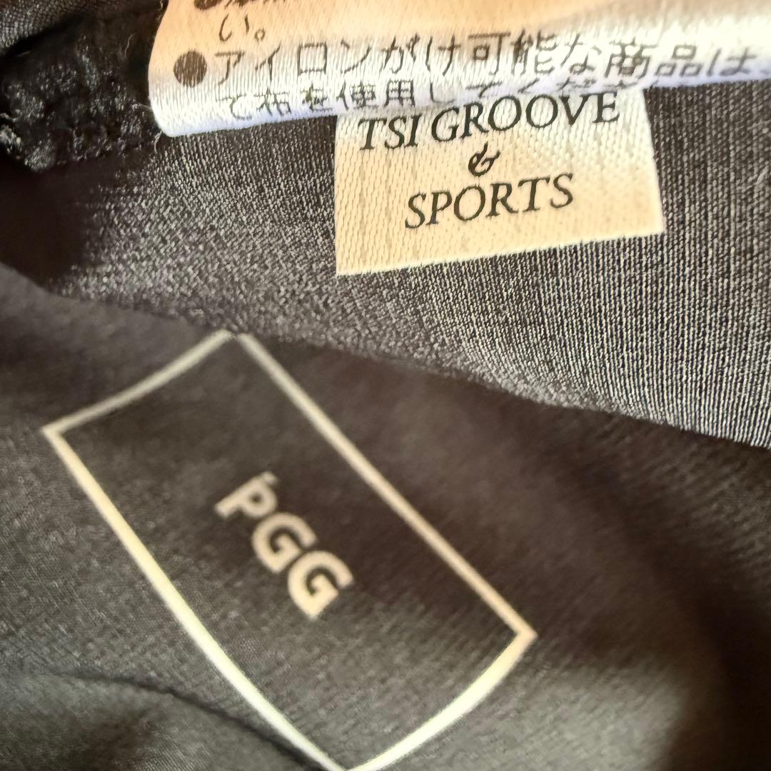 美品　パーリーゲイツ　PGG ジョガーパンツ　3 S〜M相当　紺　黒　ネイビー