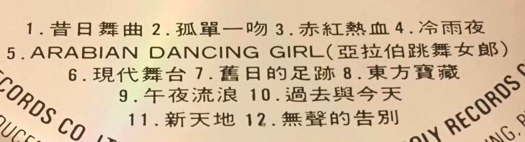 貴重廃盤美品CD－BEYOND ビヨンド・1988年ベストアルバム「舊日足跡」