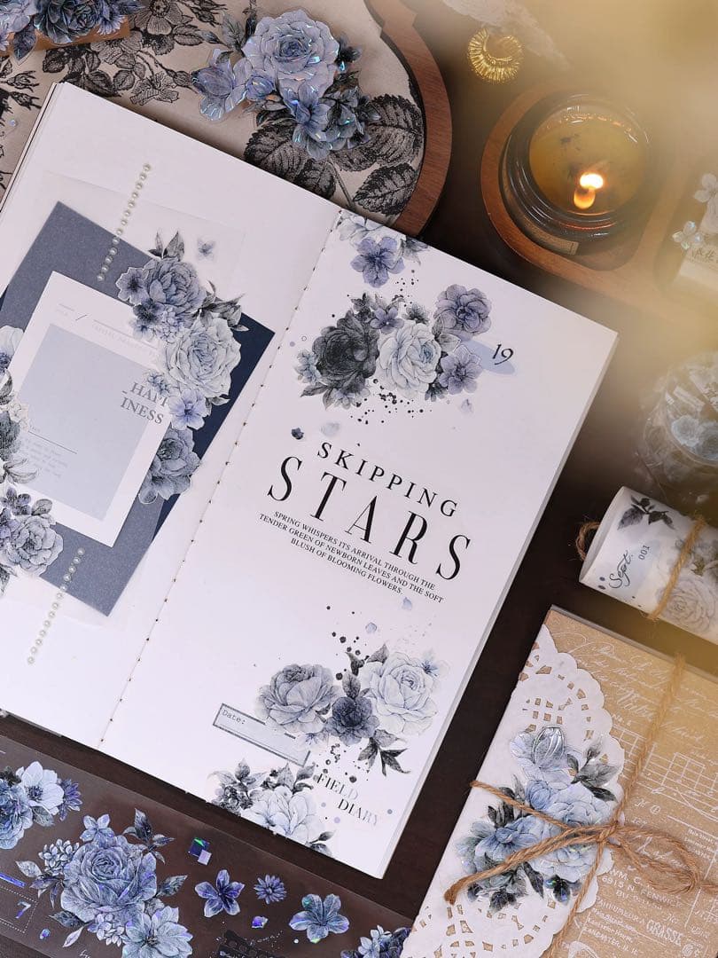 小白家文創《岚烟》海外マスキングテープ　マステ 【2506】