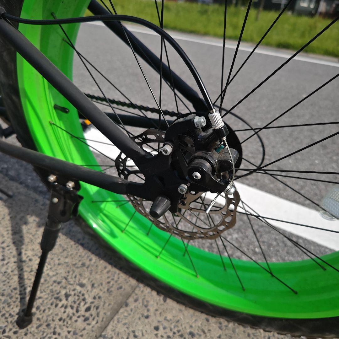 BRONX 4.0DD Matte Black/Lime 26インチ