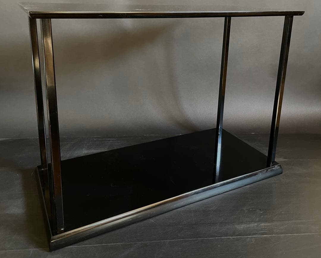 「祖」 真塗 台子 真台子 組立式 紙箱 茶道具 （123F⑤）