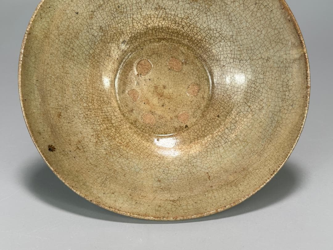 李朝時代　李朝　平茶碗　茶碗　 時代共箱