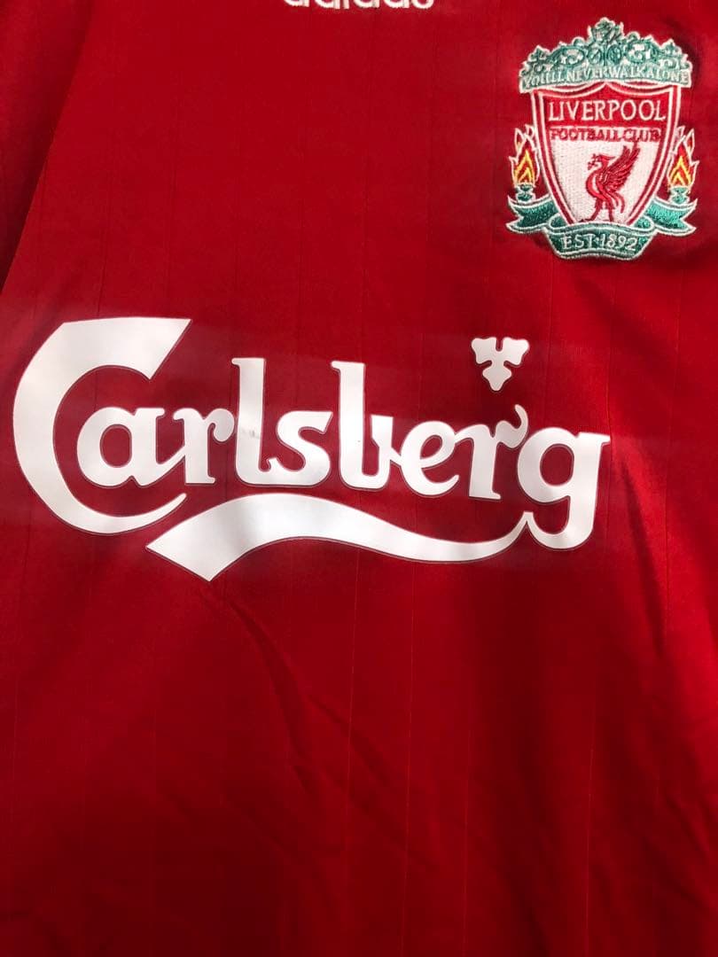 リバプール　ハリー　キューウェル　サッカーゲームユニフォーム　シャツ　長袖激レア