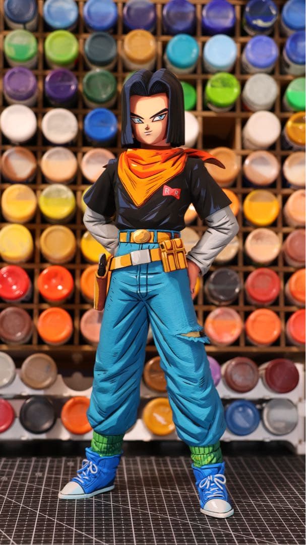 一番くじドラゴンボール　人造人間の恐怖 人造人間 二次元 リペイントフィギュア