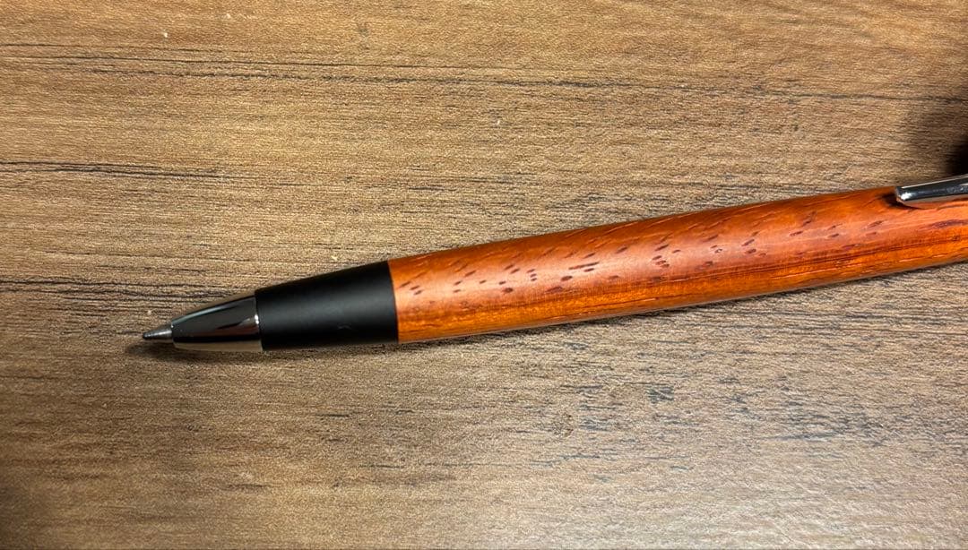 野原工芸　ボールペン　紅紫檀
