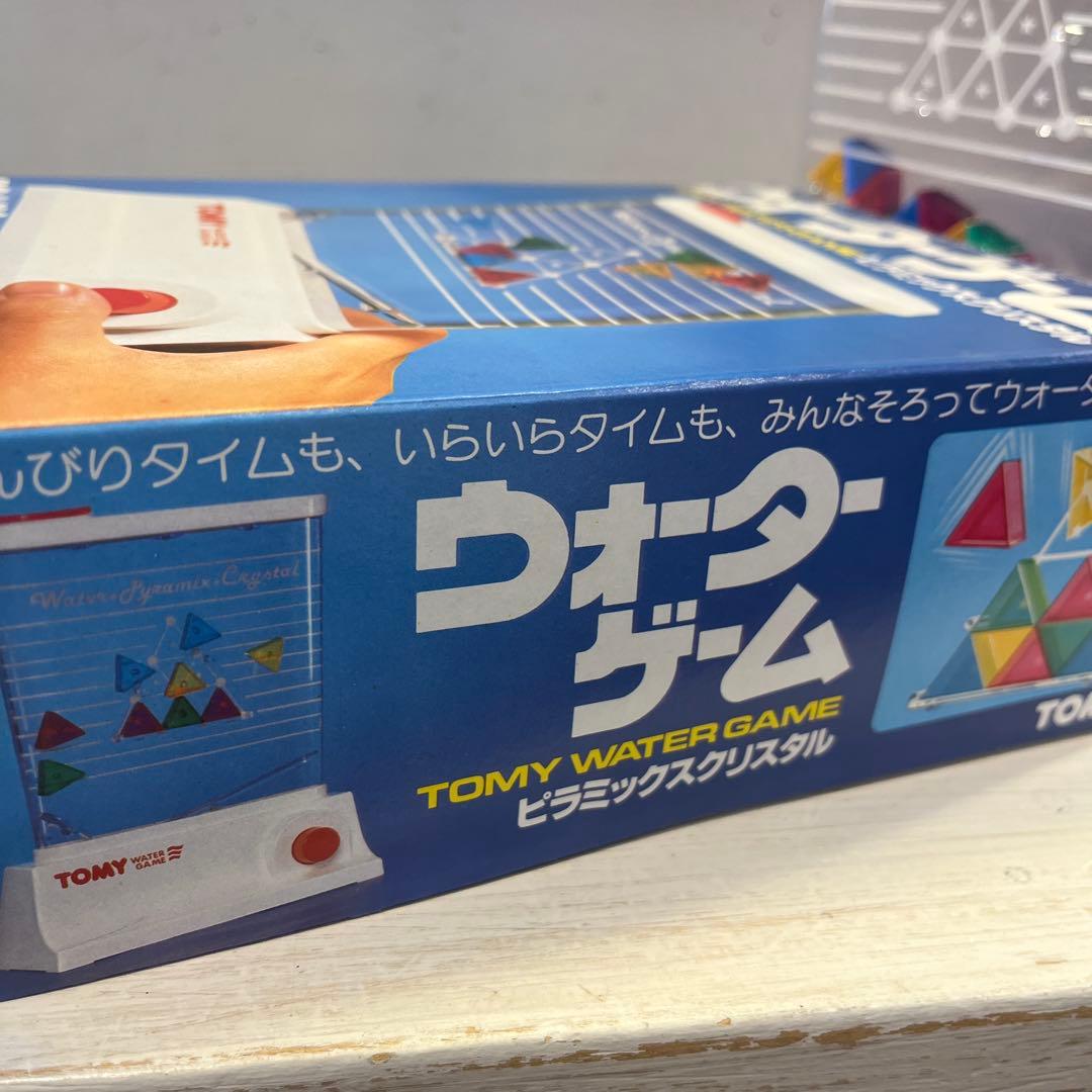 TOMY WATER GAME ウォーターゲーム 白 ピラミックスクリスタル